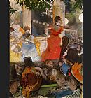 Edgar Degas Canvas Paintings - Cafe Concert - At Les Ambassadeurs